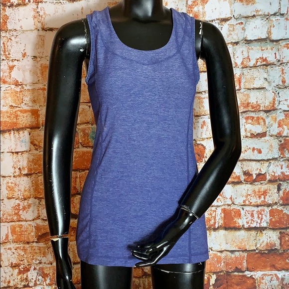 Lululemon Purple Ruffled Back Tank - Picture 2 of 6